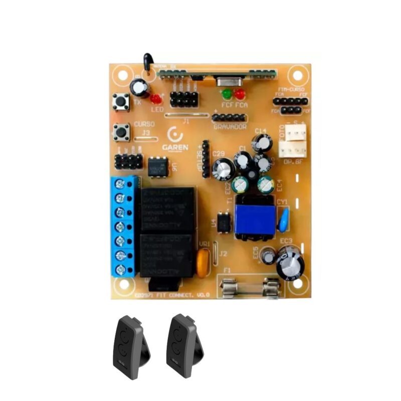 Placa Plaqueta Central Classic+ 2 Controles Seg